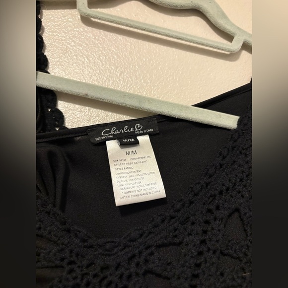 Charlie B Crochet Midi Shift Dress - Picture 5 of 5